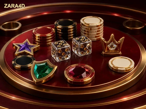 Gambar permainan Plinko pada papan digital